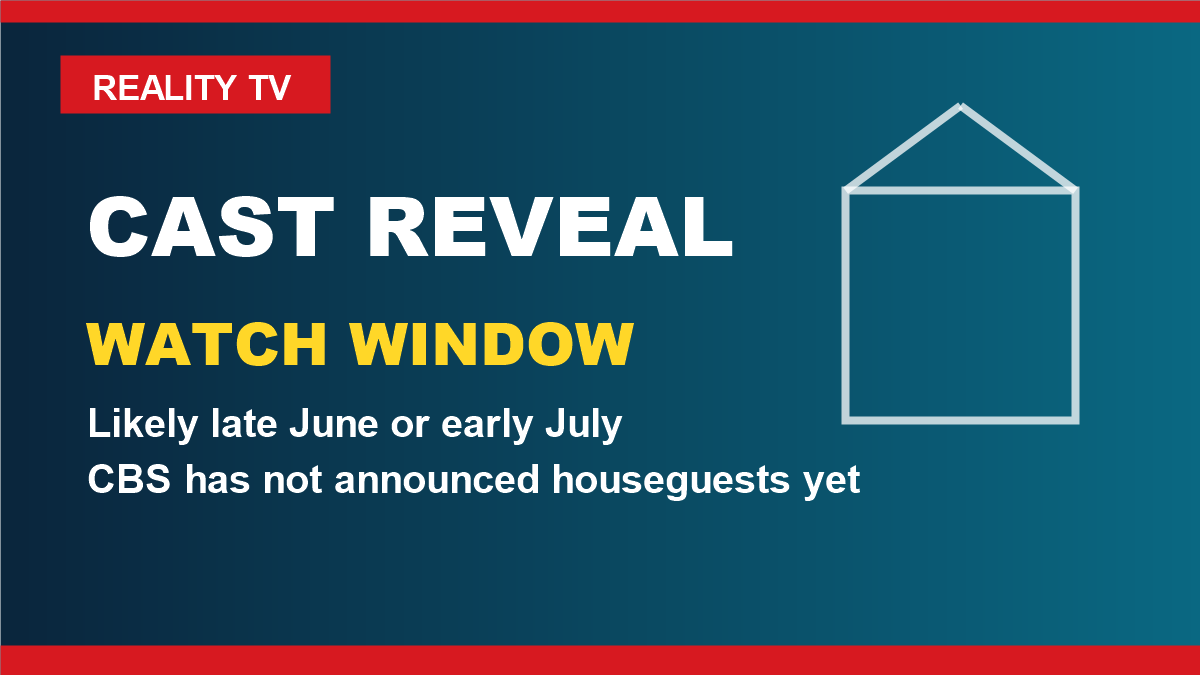 Big Brother 28 cast reveal watch window graphic