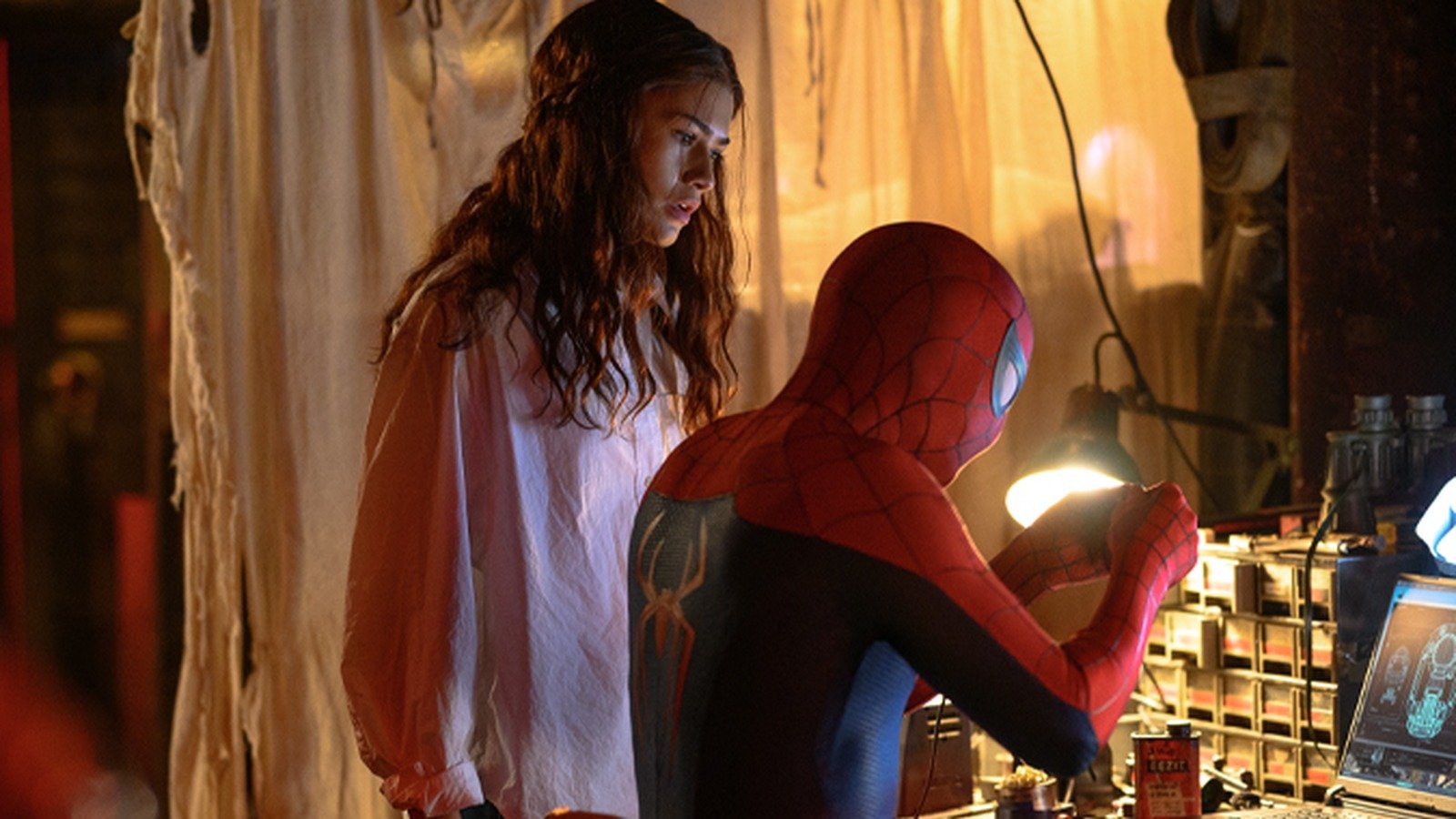 Spider-Man Brand New Day Zendaya and Tom Holland in Spider Man Brand New Day (2026) official promo still