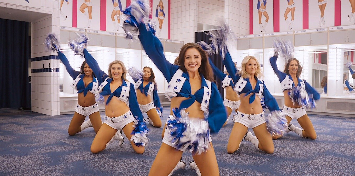 Dallas Cowboys Cheerleaders practice still